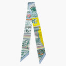 Hermes Rayures D'ete Tilly Jaune Vif/Ciel/Vert