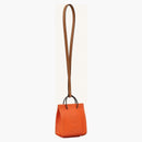 Hermes shoppingväska charm orange