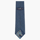 Hermes tie tie 7 h robe du soir blue