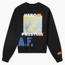 Heron Preston A.f. Authorised Oversized Crewneck Black/multi