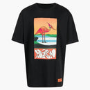Heron Preston Abstract Heron Print T-shirt Black/orange
