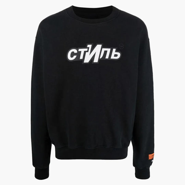 Heron Preston Ctnmb Logo Crewneck Black/white