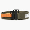 Heron Preston Classic Buckle Hp Tape Belt Military Green/black