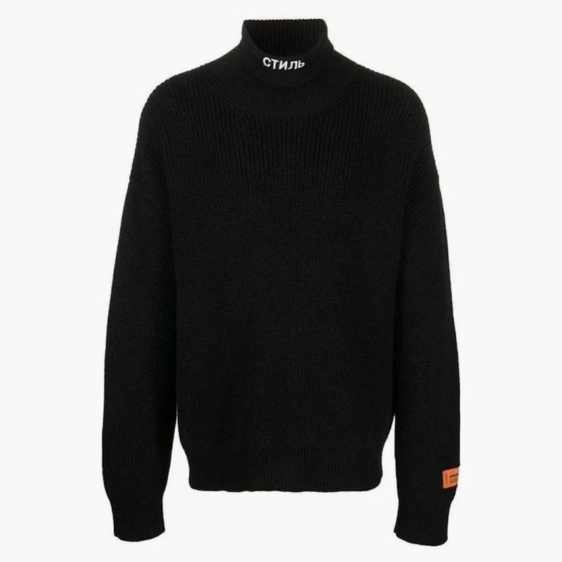 Heron Preston Ctnmb Knit Rollneck Black