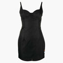 Heron Preston Ex-ray Nylon Corset Dress Black