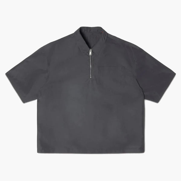 Heron Preston Ex-ray Nylon Zip Ss Shirt Black/no Color