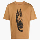 Heron Preston Flaming Skulls Tee T-shirt Tobacco Brown/black