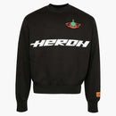Heron Preston Globe Burn Crewneck Sweatshirt Black