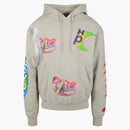 Heron Preston Hp Global Collage Hoodie Grey