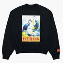 Heron Preston Halftone Heron Crewneck Black/navy Blue