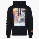 Heron Preston Heron Watercolor Print Hooded Sweatshirt Black