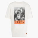 Heron Preston Herons Sketch Oversized T-shirt White/black/orange