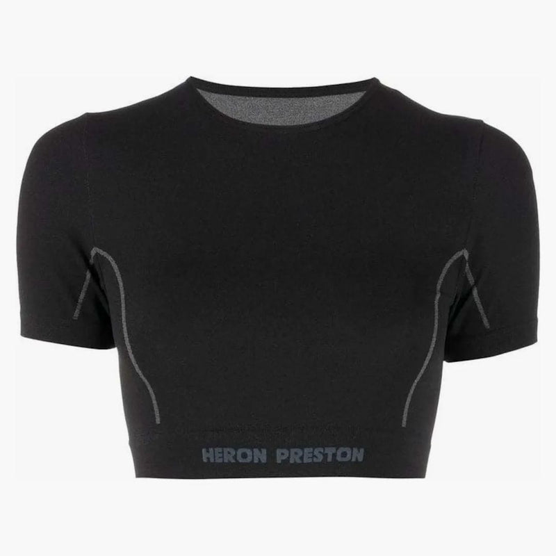Heron Preston Logo Active Ss Top Black/white