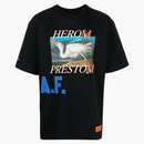 Heron Preston Logo Print Af Oversized T-shirt Black