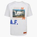 Heron Preston Logo Print Af T-shirt White