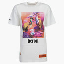 Heron Preston Women's Heron Print T-shirt White/fuschia/multi