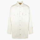 Heron Preston Workwear Long Sleeve Shirt White