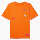 Heron Preston X Carhartt Oversized Embroidered T-shirt Orange/multicolor