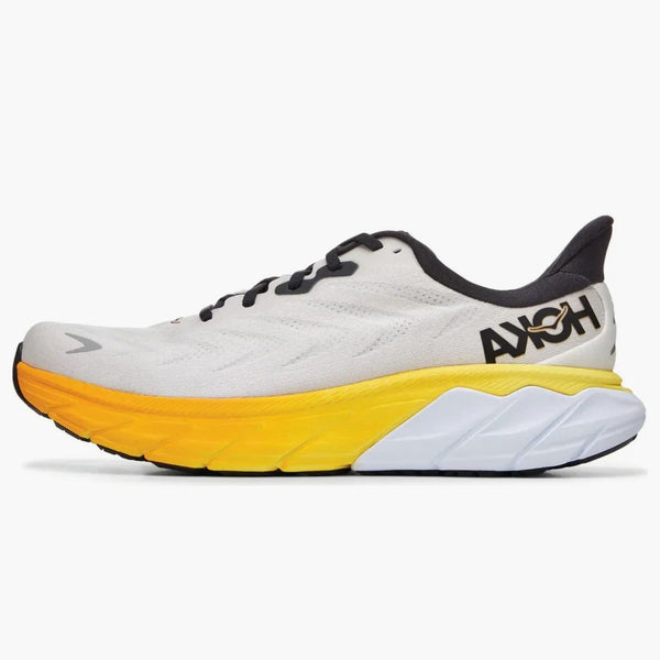 Hoka One One Arahi 6 Nimbus Cloud Blanc de Blanc