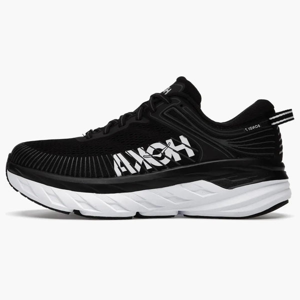 Hoka One One Bondi 7 Black White (Women's)