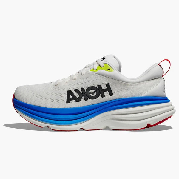 Hoka One One Bondi 8 Blanc de Blanc Virtual Blue