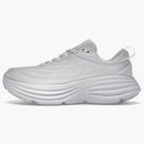 Hoka One One Bondi 8 Triple White (women's)
