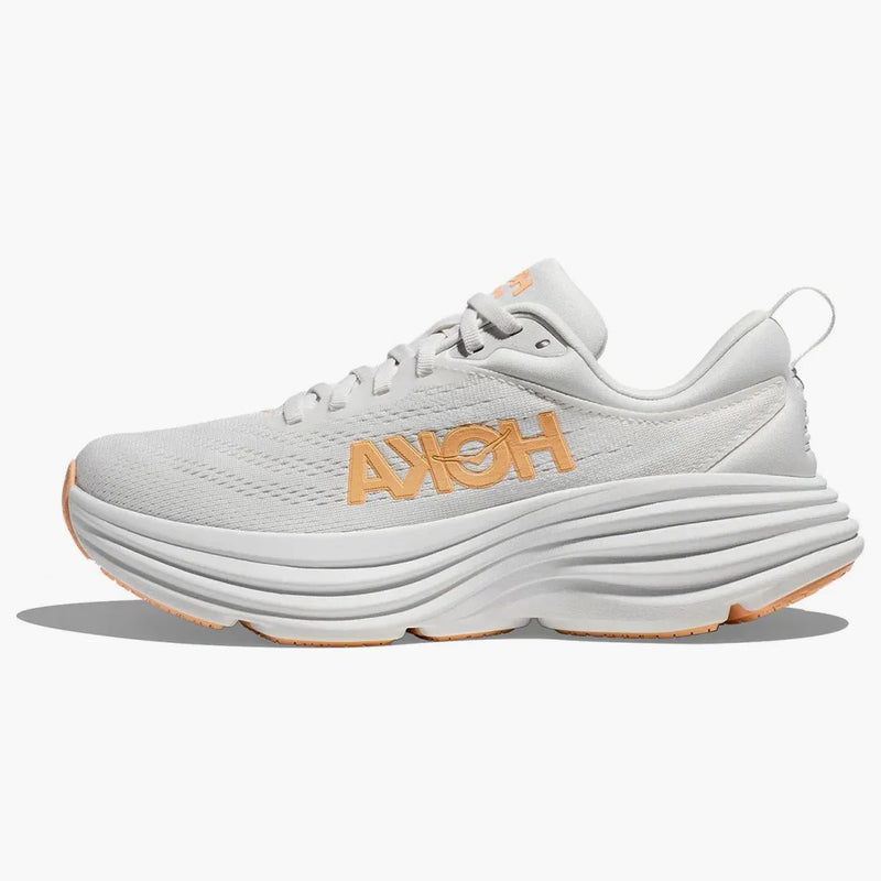 Hoka One One Bondi 8 White Cantaloupe (mujer)