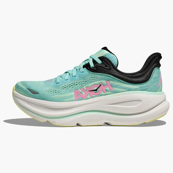Hoka One One Bondi 9 Blue Spark Mint Fluorite (Women's)