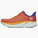 Hoka One One Clifton 8 Fiesta Orange Purple