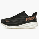 Hoka One One Clifton 9 Black Rose Gold (femenino)