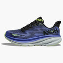 Hoka One One Clifton 9 Black Stellar Blue (mujer)