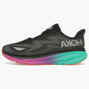 Hoka One One Clifton 9 Gore-tex Black Electric Aqua