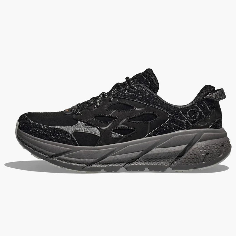 Hoka One One Clifton L Elite Terrain System Satélite Negro Gris