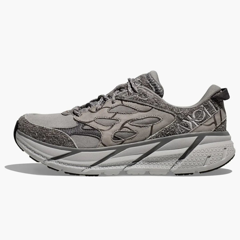Hoka One One Clifton L Elite Terrain System Galactic Gray