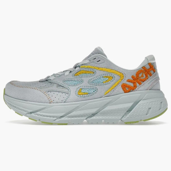 Hoka One One Clifton L Bordado de vidrio azul (todo género)