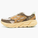 Hoka One One Clifton L Suede Elite Terrain System Oat Milk Pollen