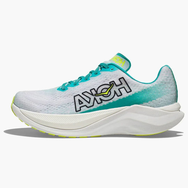 Hoka One One Mach X White Blue Glass (mujer)