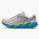 Hoka One One Clifton L Suede Lunar Rock Diva Blue