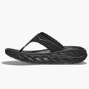 Hoka One One Ora Recovery Flip Black Dark Gull Grey (women's)