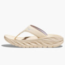 Hoka One One Ora Recovery Flip Vanilla Lunar Rock (women's)