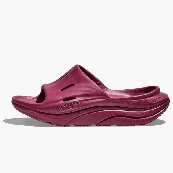Hoka One One Ora Recovery Slide 3 Beet Root