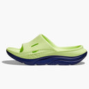 Hoka One One Ora Recovery Slide 3 Lettuce Bellwether Blue (gs)