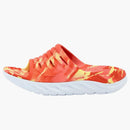 Hoka One One Ora Recovery Slide Swirl Yellow Pear Fiesta