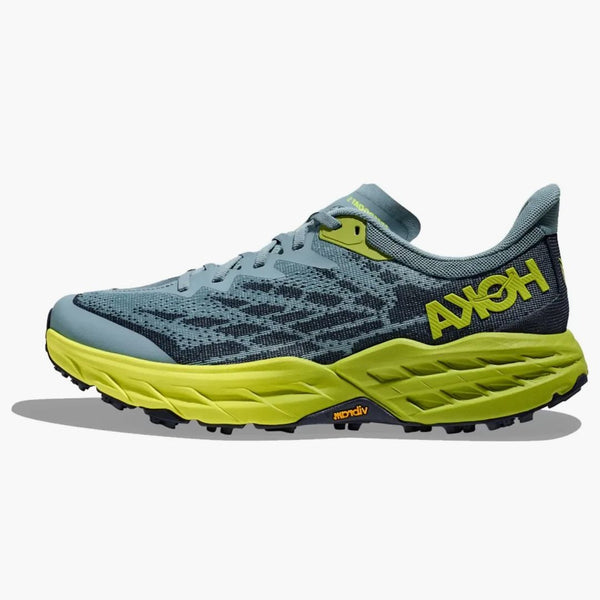 Hoka One One SpeedGoat 5 Stone Blue Dark Citron