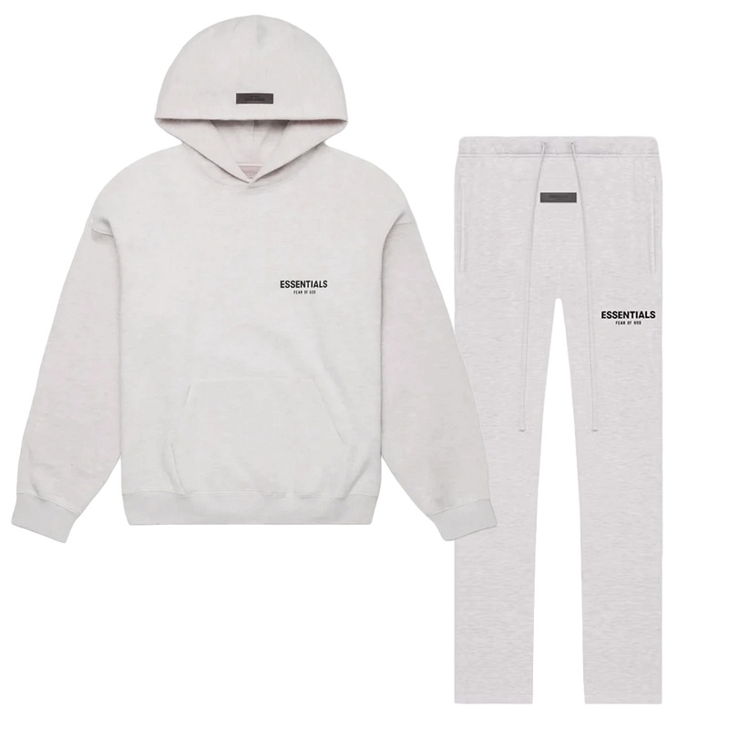 Fear of God Essentials (2022) Relaxed Light Oatmeal - Set (Hoodie & Sweatpant)