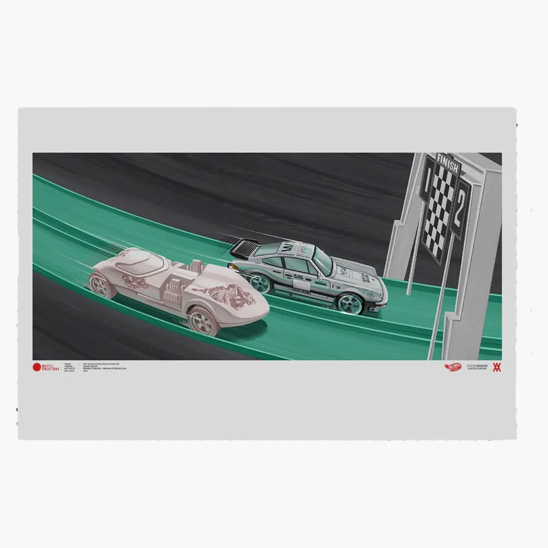 Hot Wheels x Daniel Arsham Legends Archive Lap 3 plakát