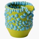 Houseplant Gloopy Ashtray (edition Of 325) Chartreuse/blue