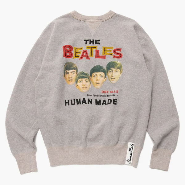 Lidská vyrobená mikina Beatles šedá