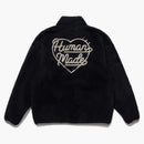 Lidský vyrobený boa fleece svetr námořnictvo