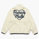 Human made boa fleece sweater white